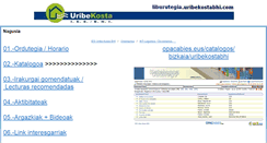 Desktop Screenshot of liburutegia.uribekostabhi.com